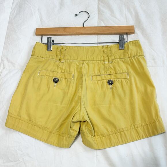 Anthropologie Pilcro & The Letterpress Yellow Utility Cargo Shorts Size 25 - Picture 5 of 5